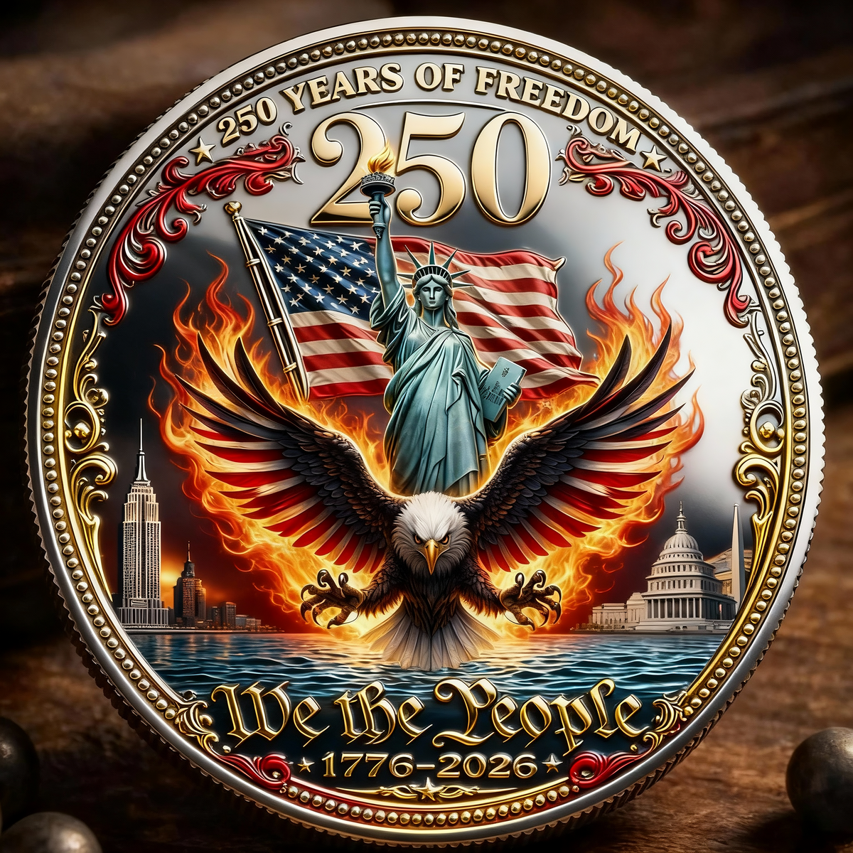 250 Years of Freedom Commemorative Coin